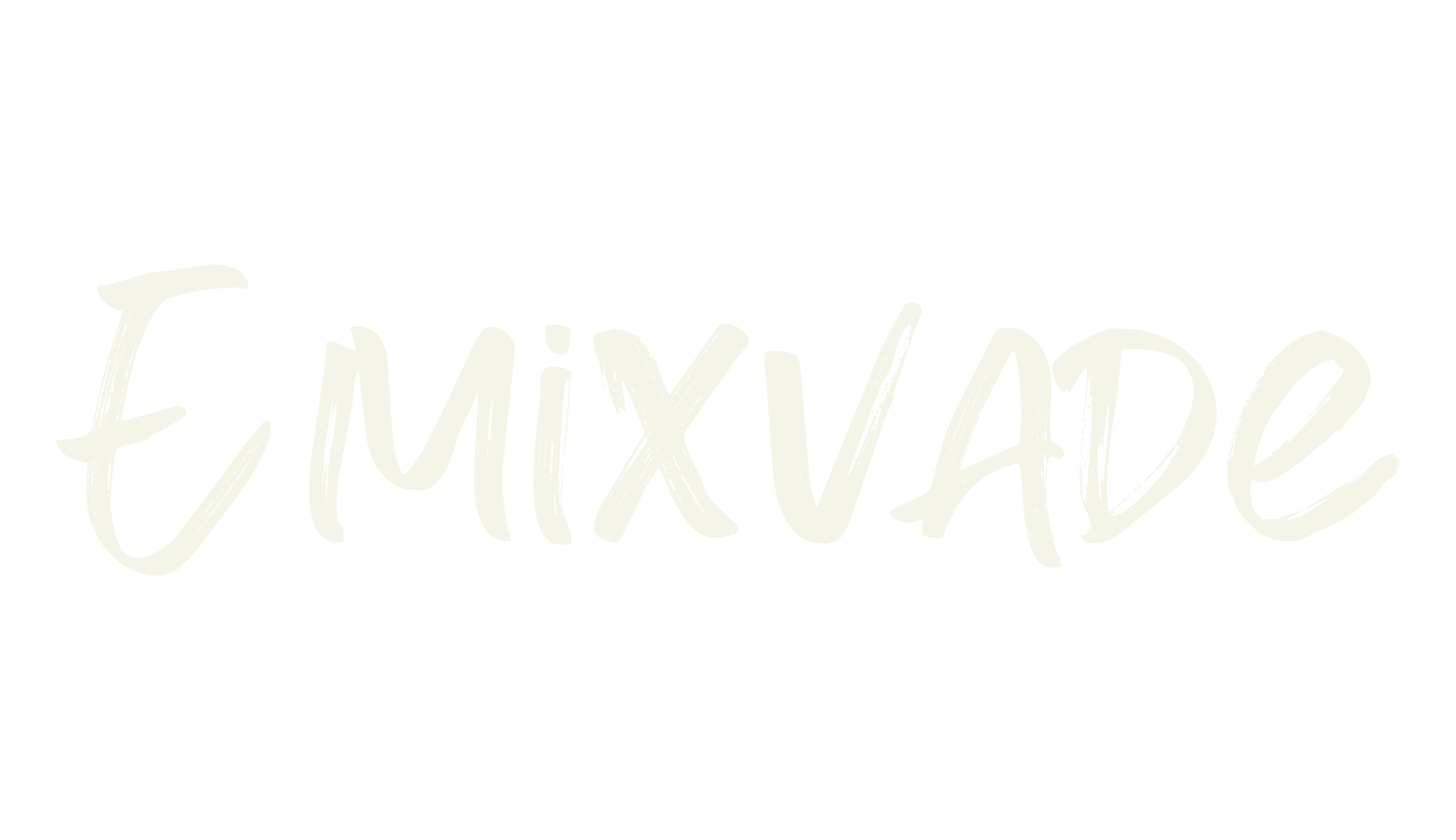 Emixvade, handwriting font preview