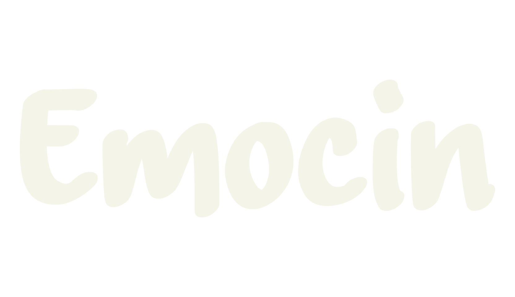 Emocin, handwritten font preview