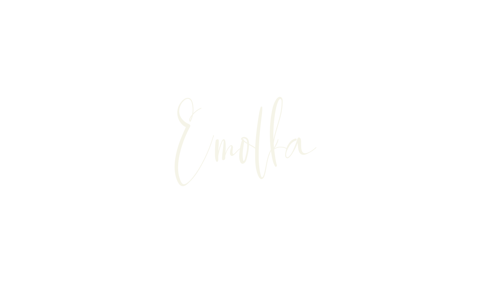 Emolka, lettering font preview