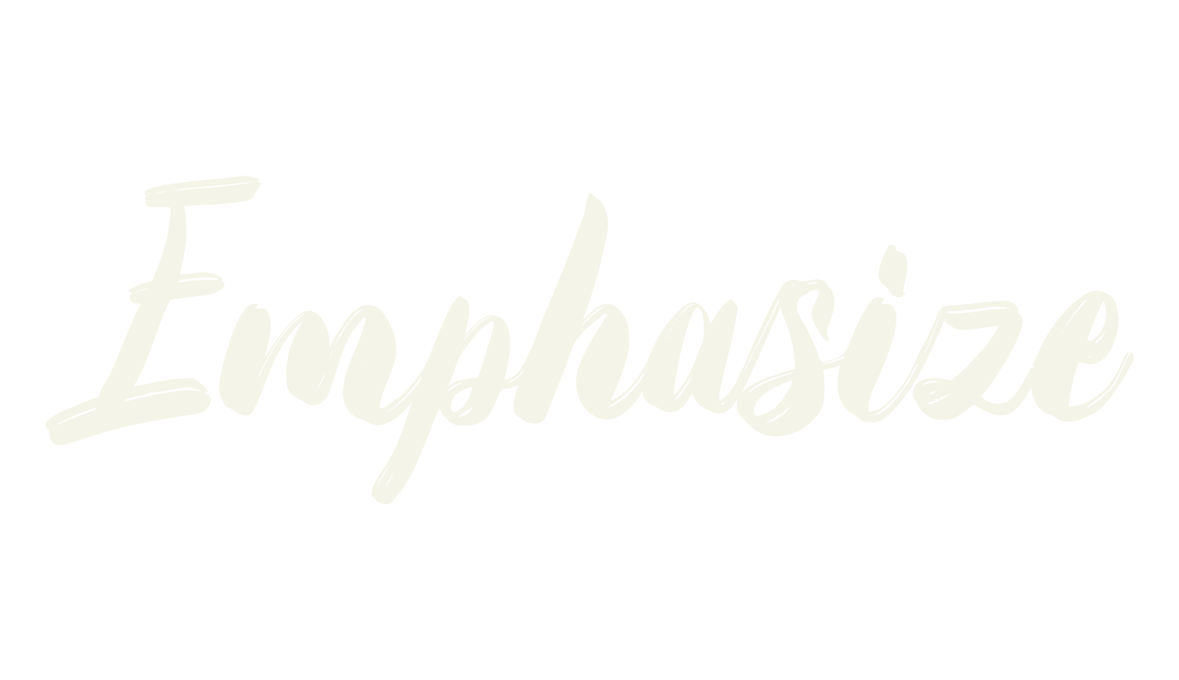 Emphasize, grunge font preview