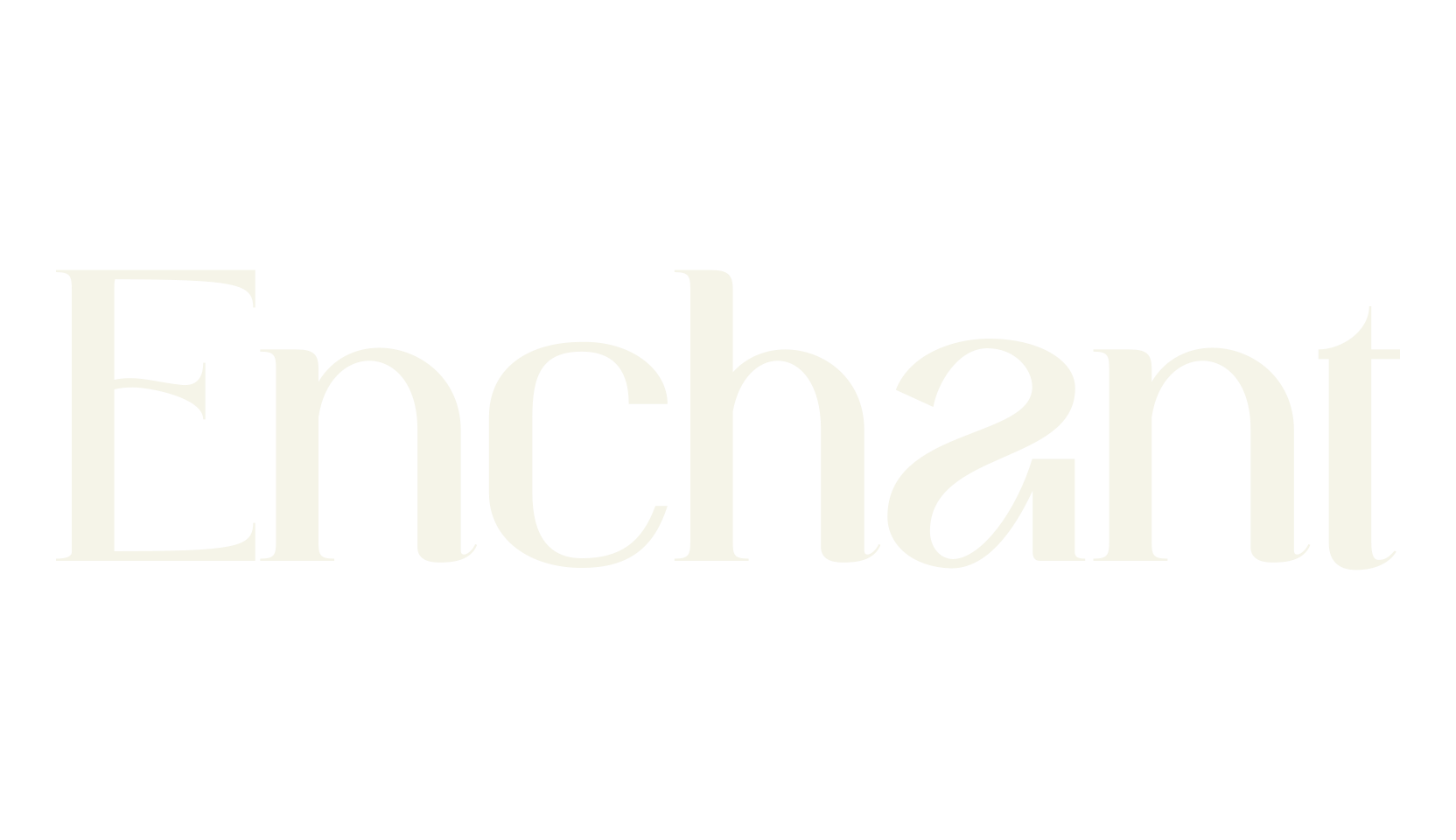 Enchant, serif font preview