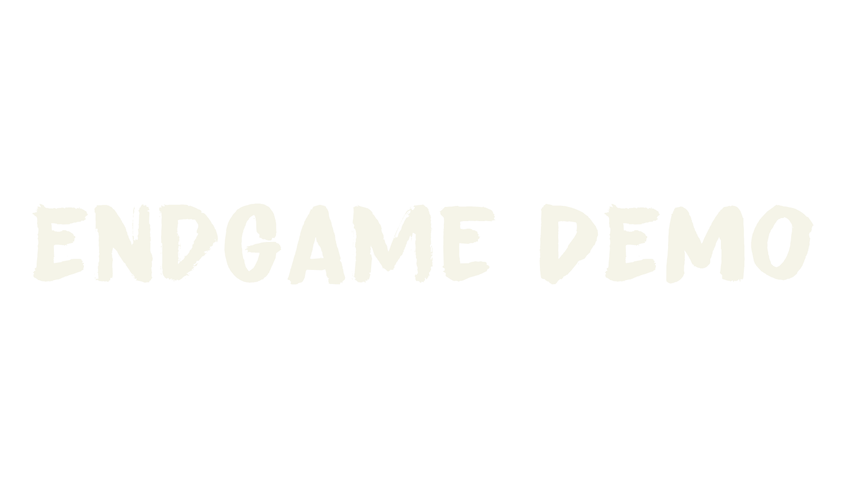 Endgame DEMO, fantasy font preview