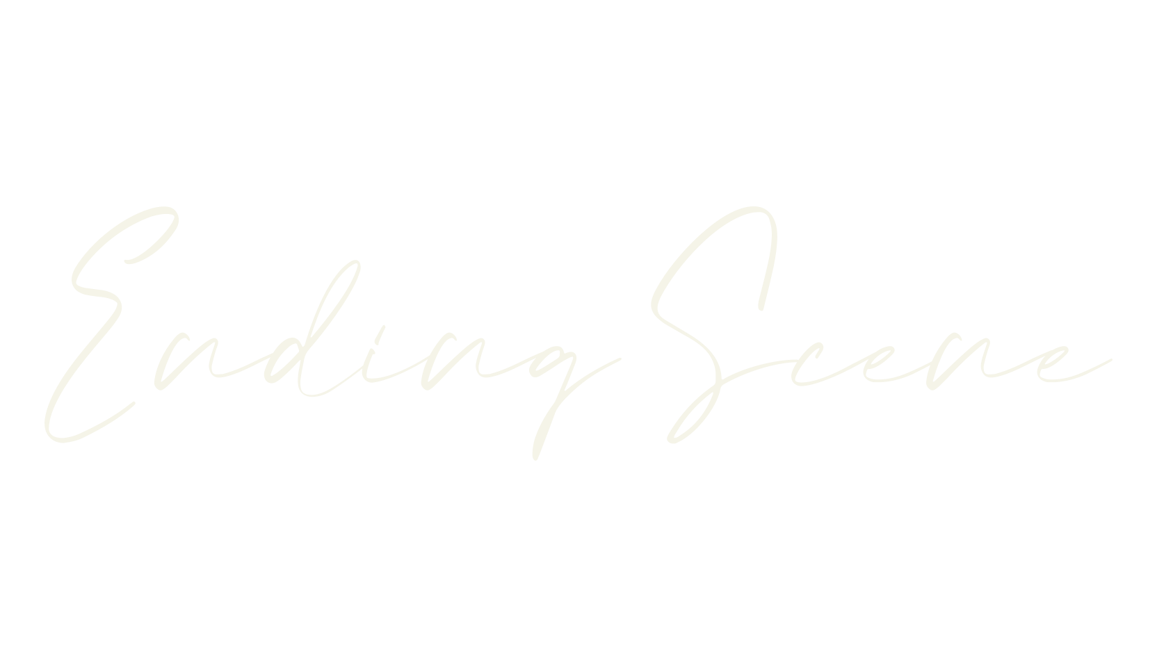 Ending Scene, thin font preview