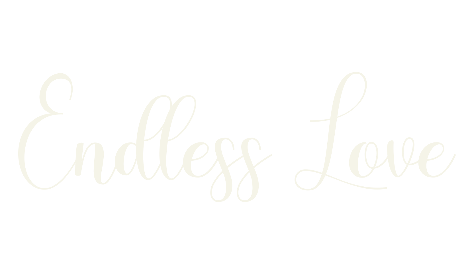 Endless Love, love font preview