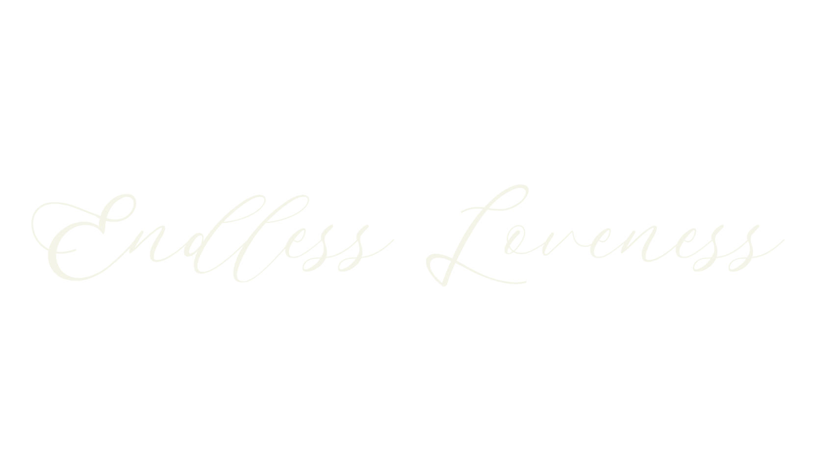 Endless Loveness, fashion sign font preview