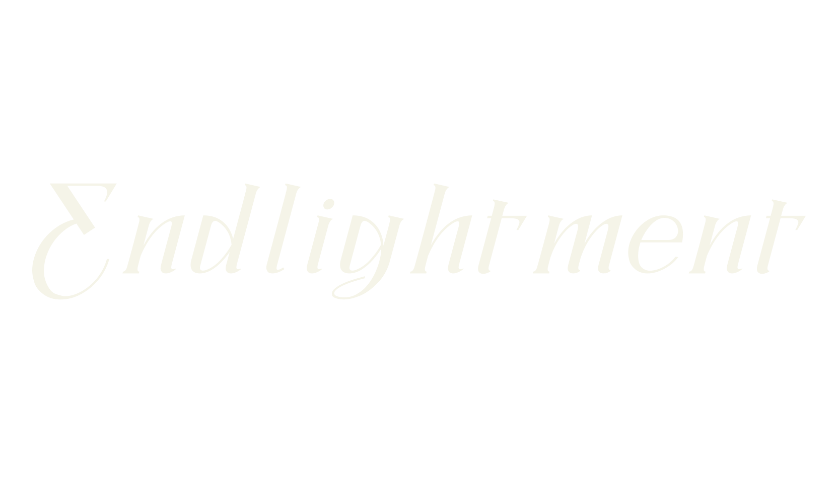 Endlightment, serif font preview