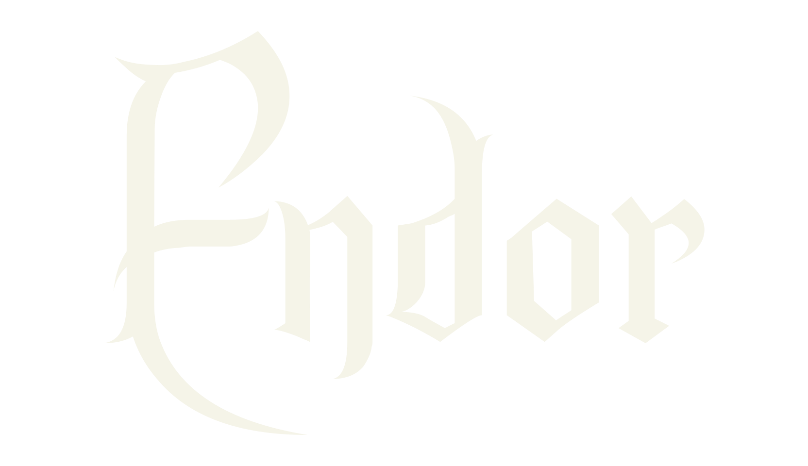 Endor, fantasy font preview
