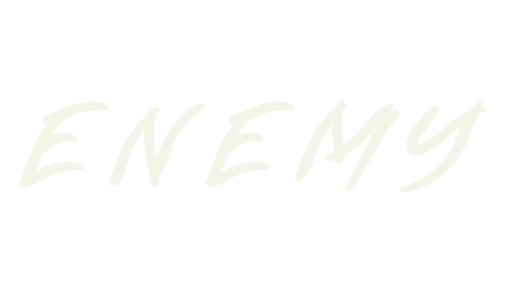 ENEMY, blackletter font preview