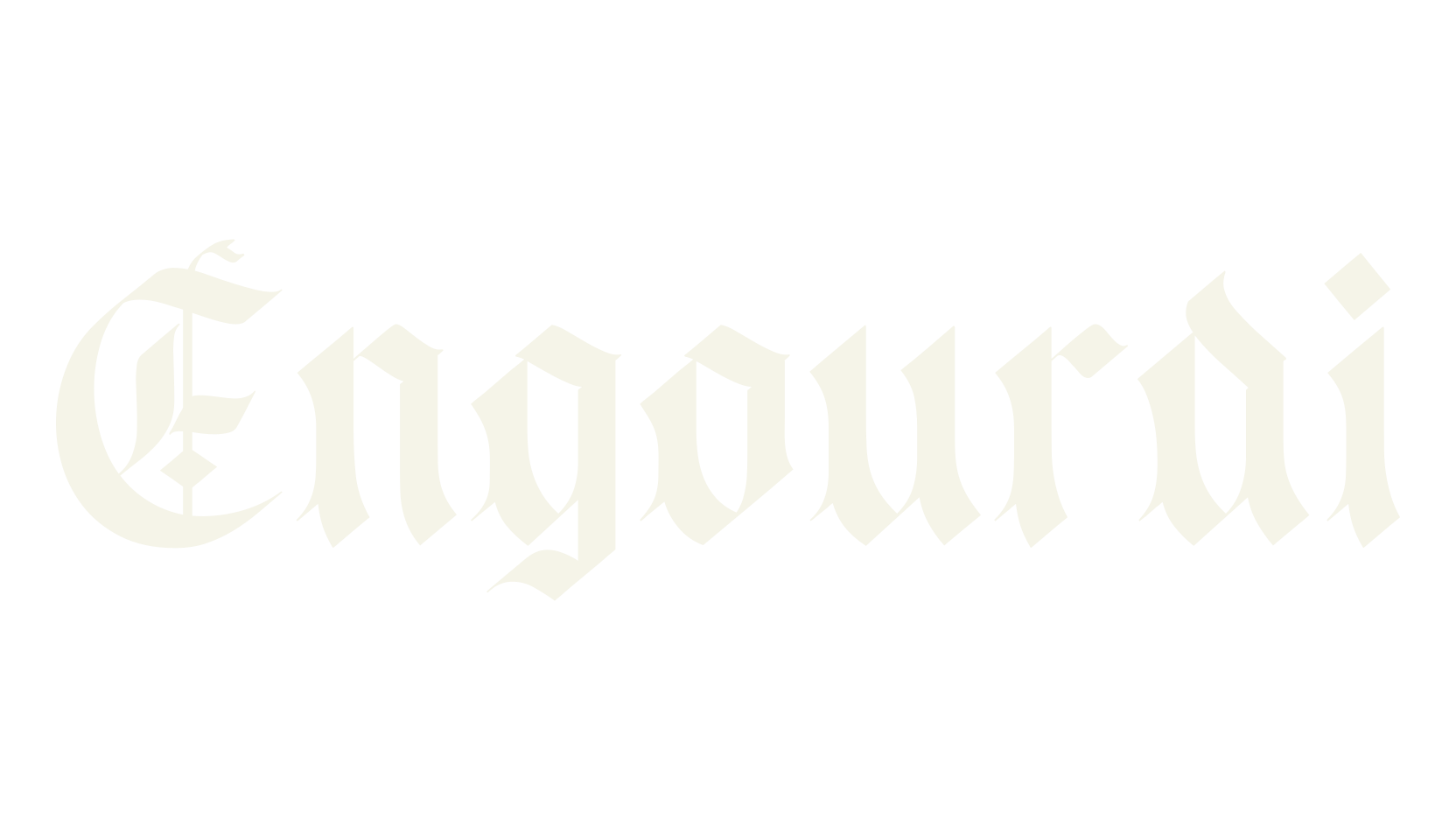 Engourdi, fashion script font preview