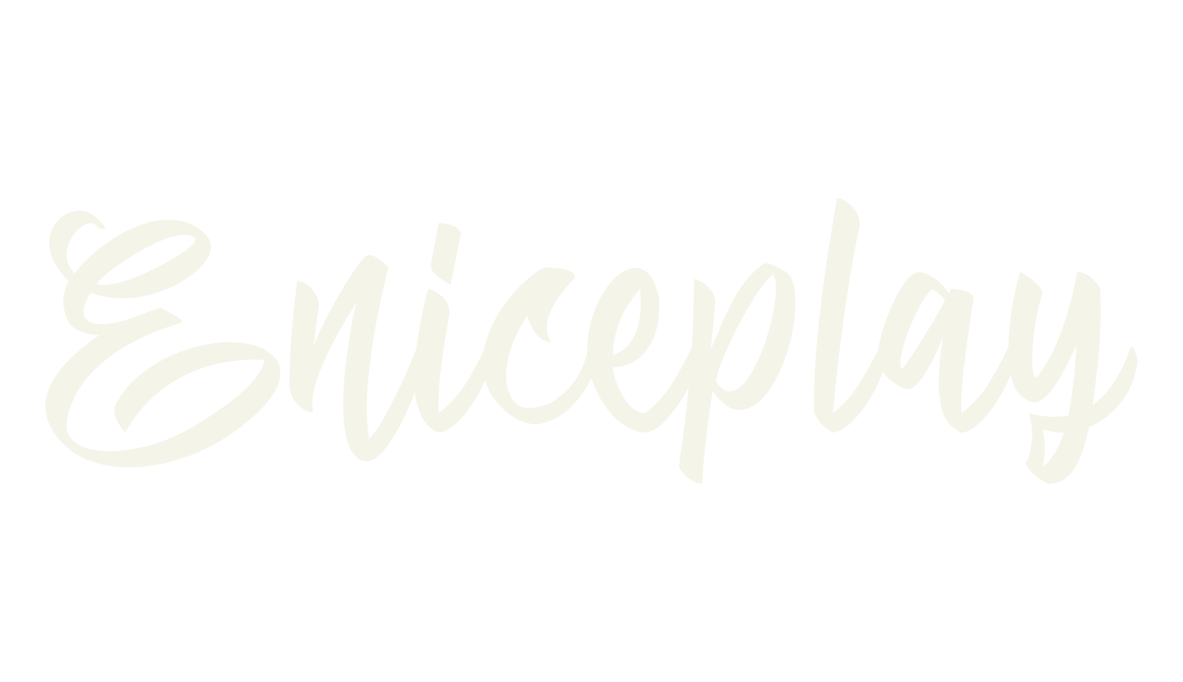 Eniceplay, handwritten font preview