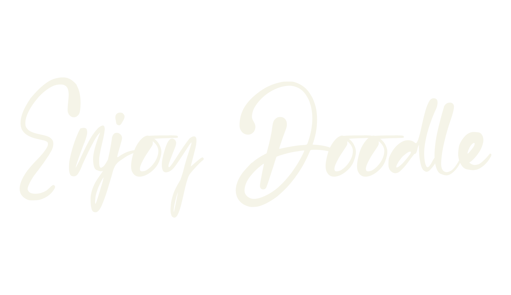 Enjoy Doodle, fashion script font preview