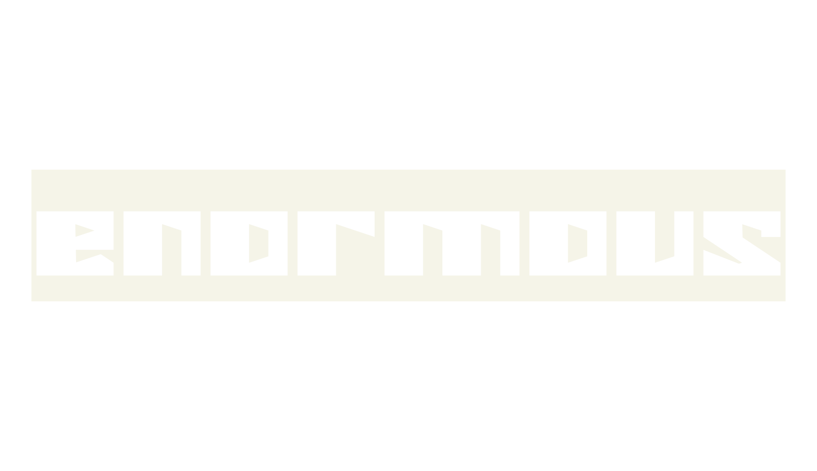 enormous, display market font preview