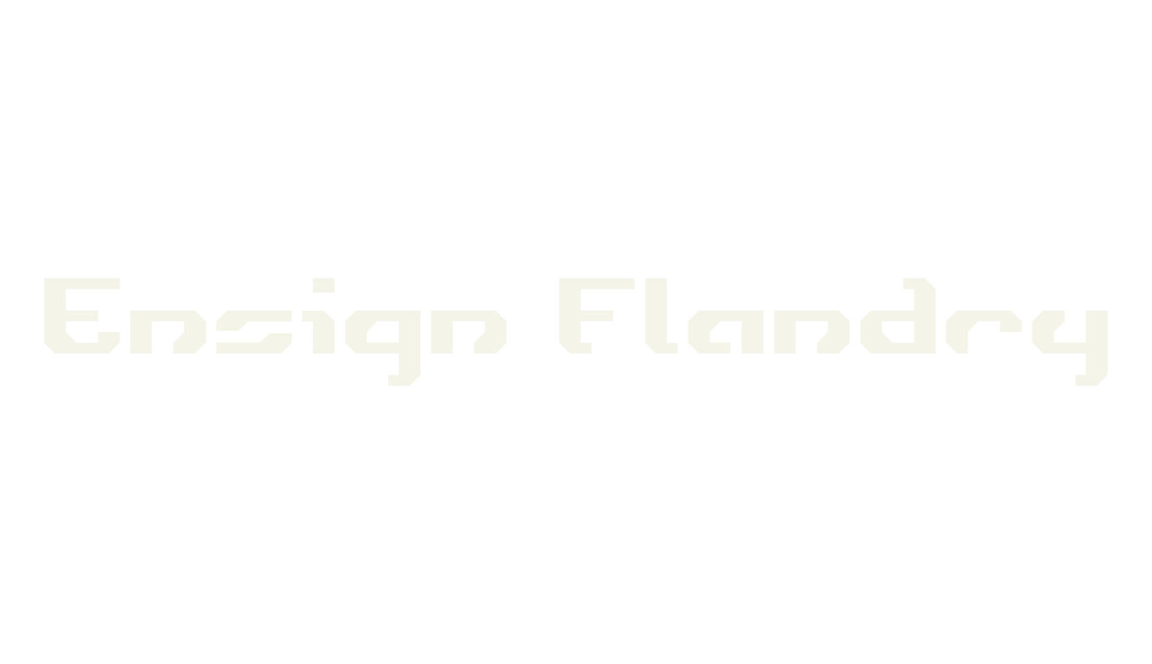 Ensign Flandry, display market font preview