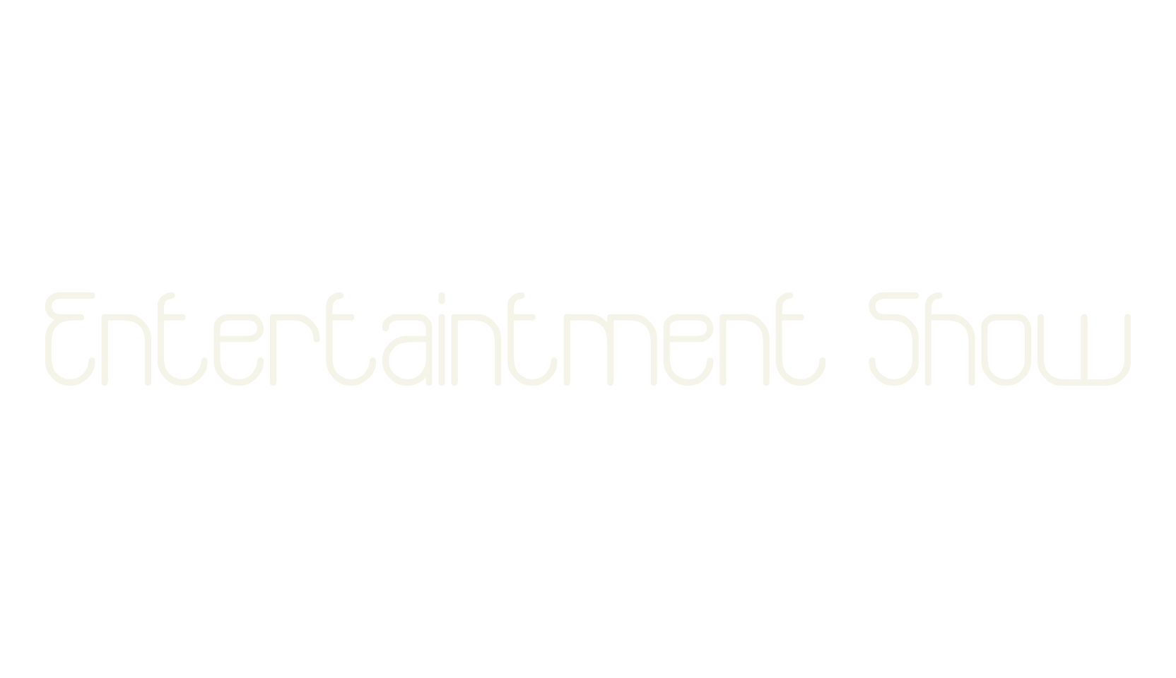 Entertaintment Show, display market font preview