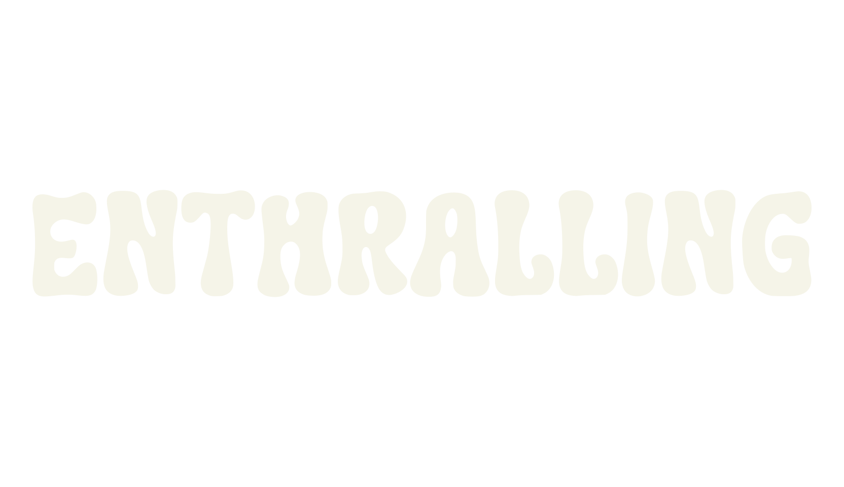 Enthralling, heart font preview