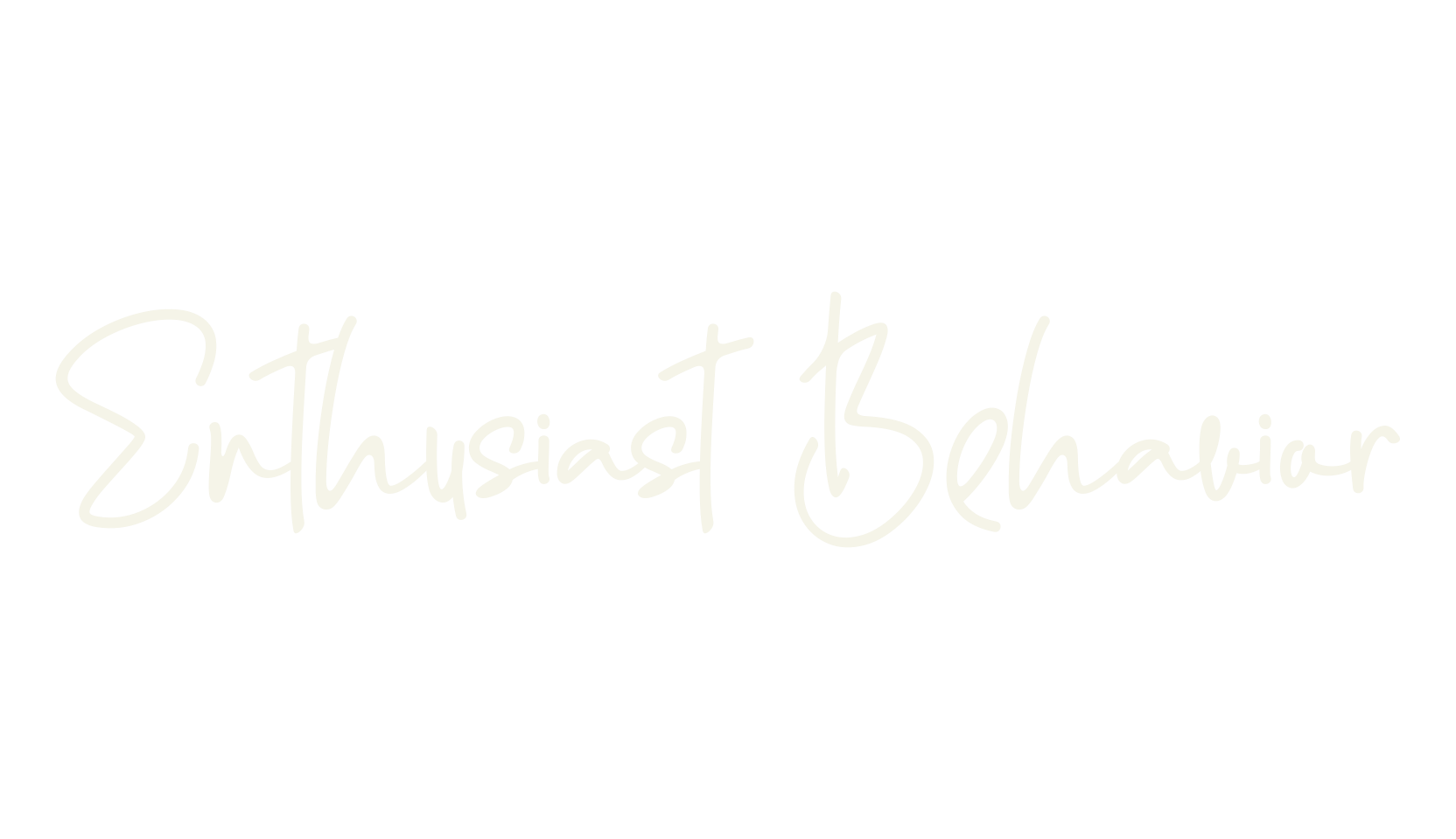 Enthusiast Behavior, watermark font preview