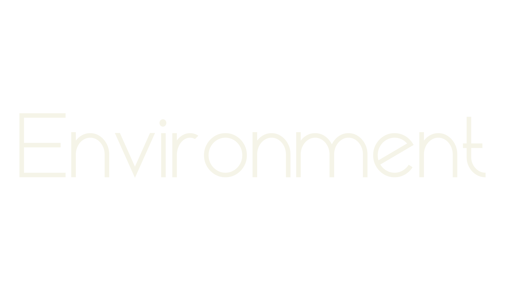 Environment, sans serif font preview