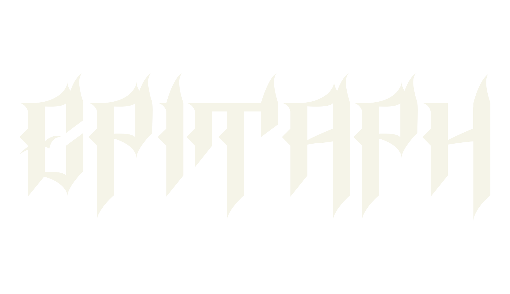 Epitaph, fantasy font preview