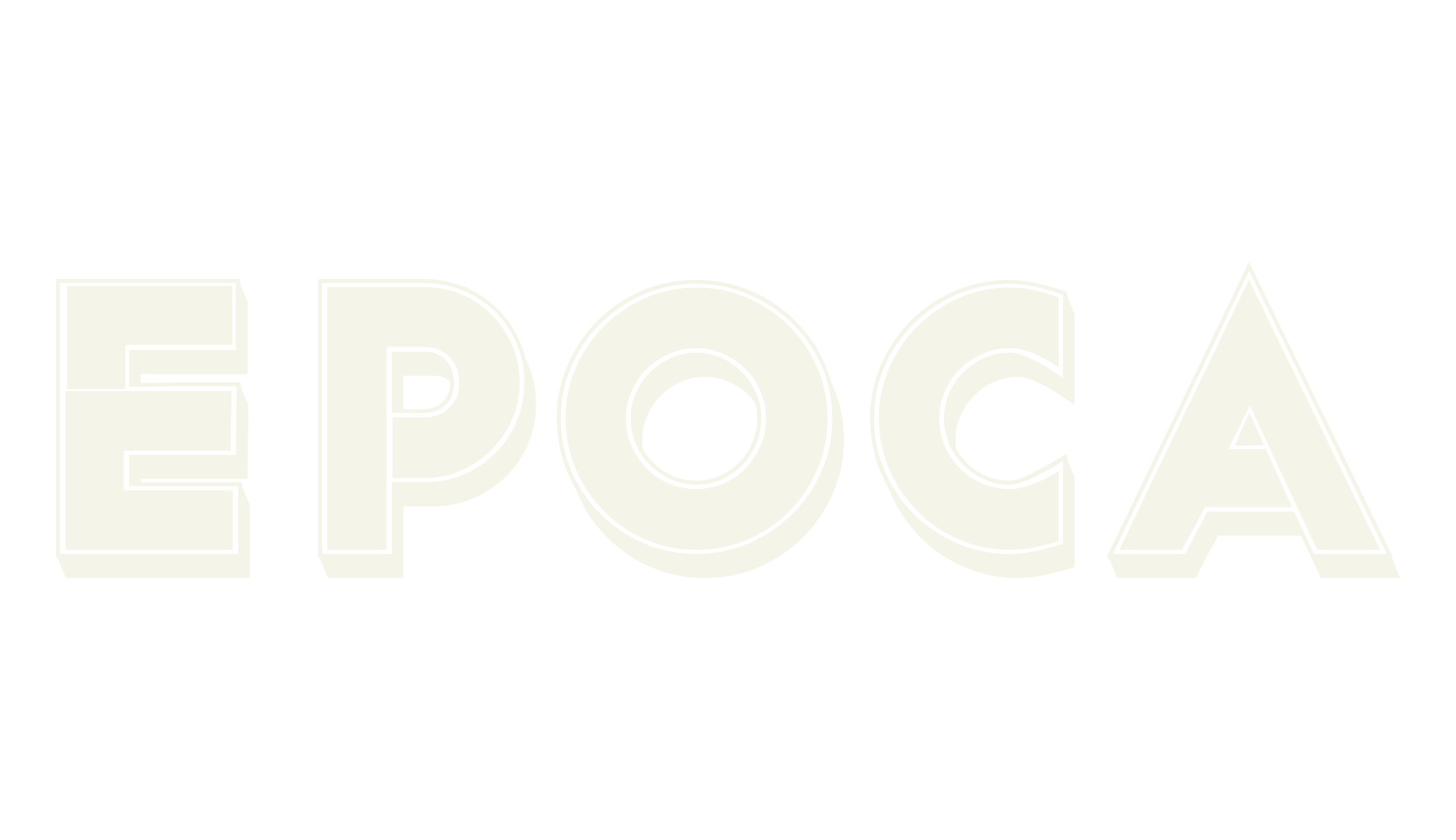 Epoca, 3d font preview