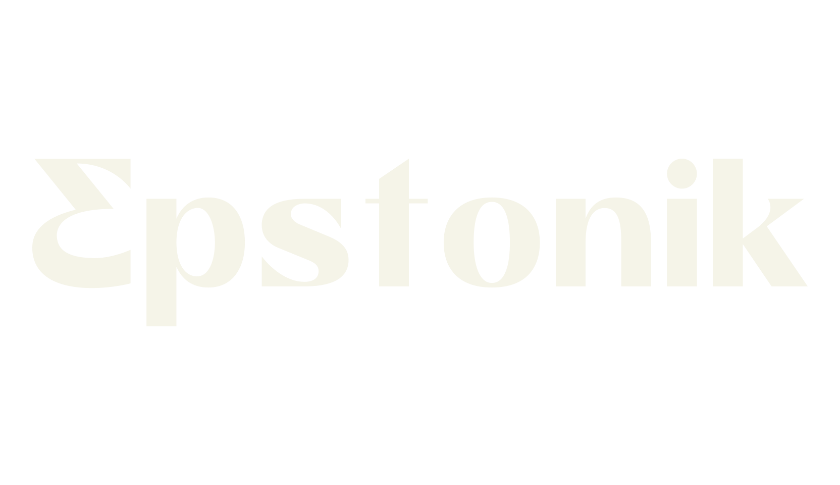 Epstonik, sans serif font preview