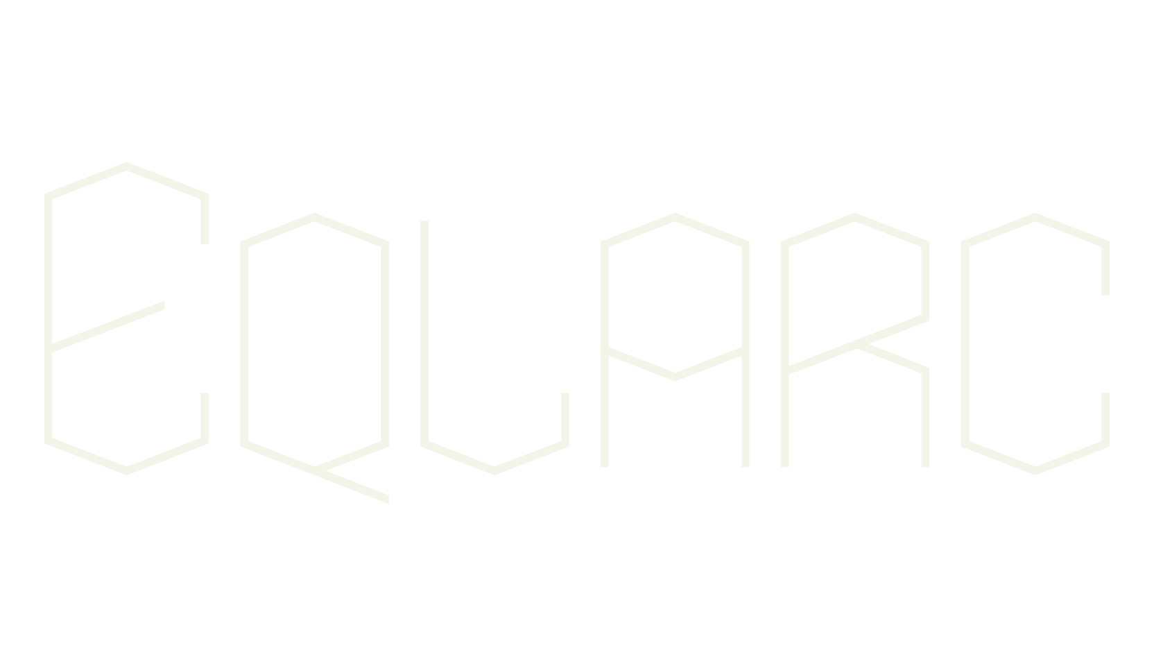 Eqlarc, techno font preview