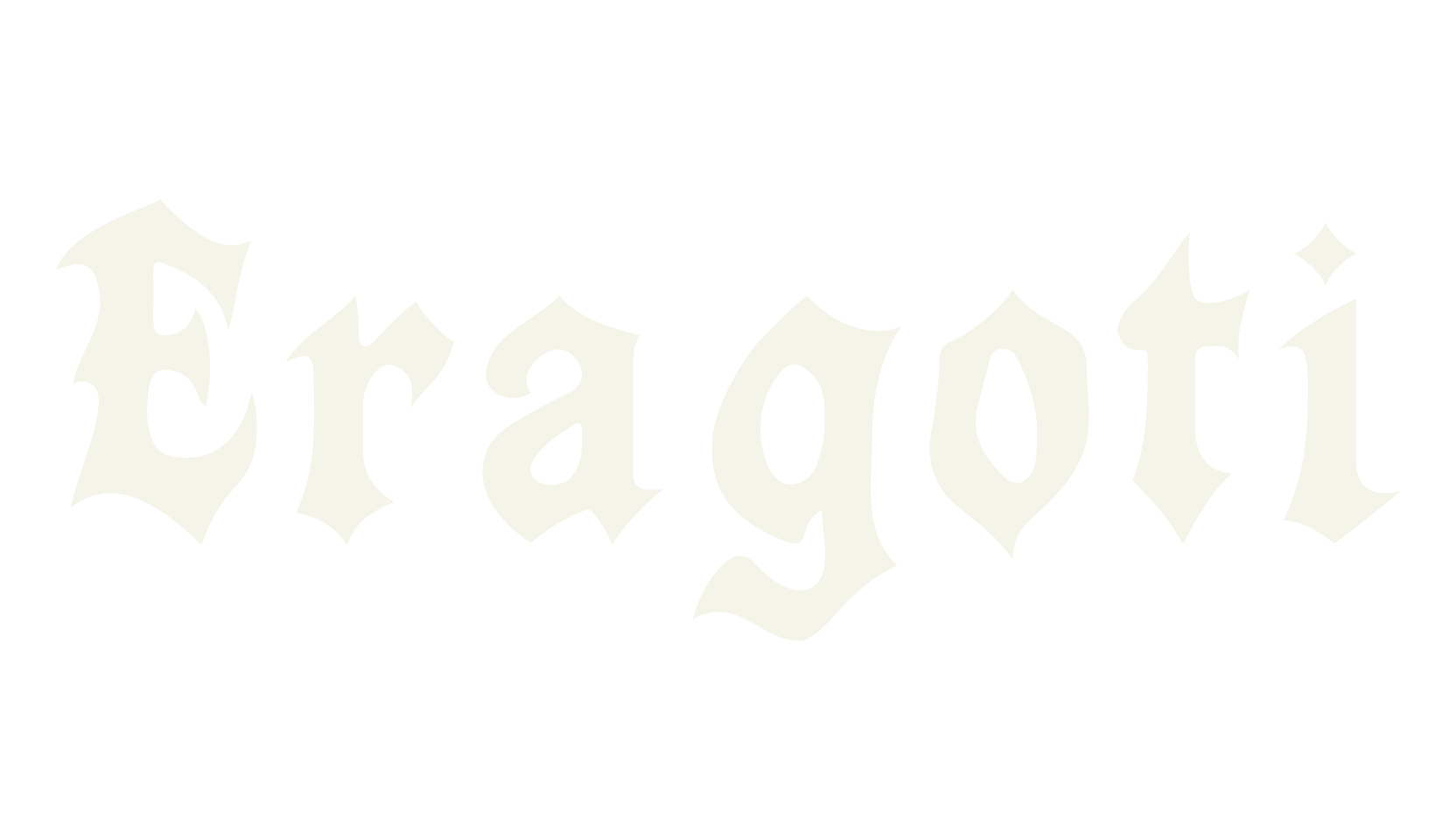 Eragoti, tribal font preview