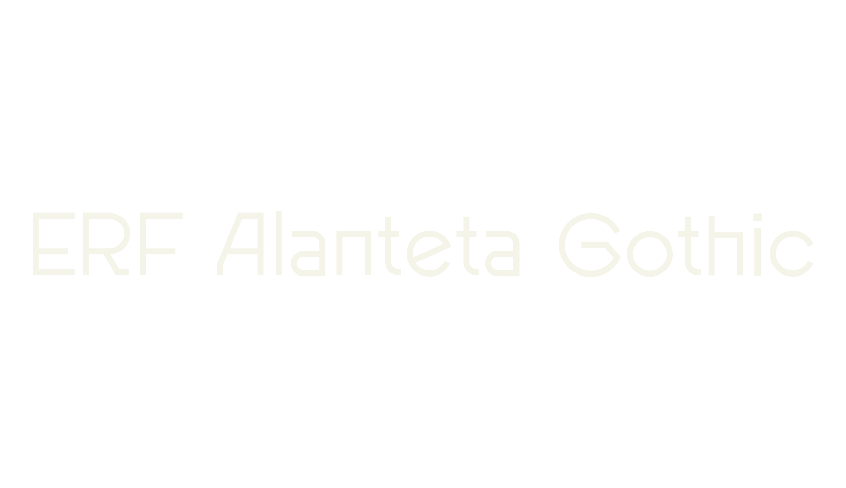 ERF Alanteta Gothic, gothic font preview
