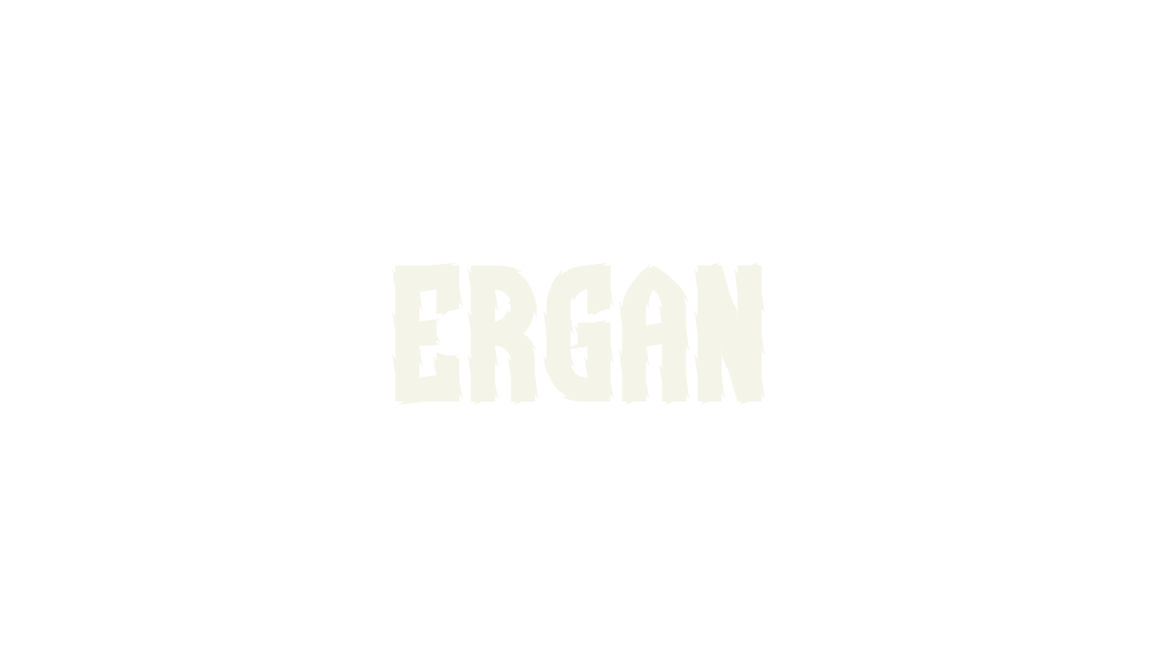 Ergan, death metal font preview