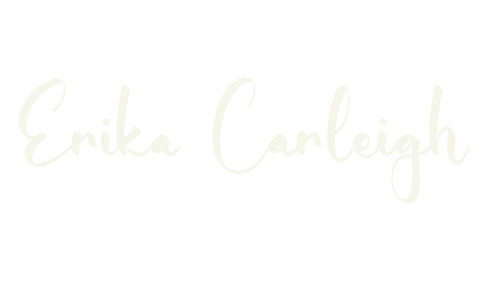 Erika Carleigh, calligraphy font preview