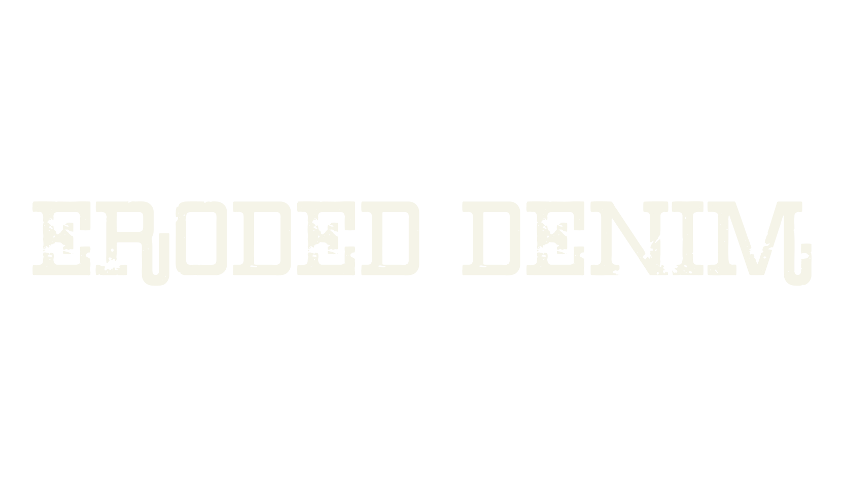 Eroded Denim, display market font preview