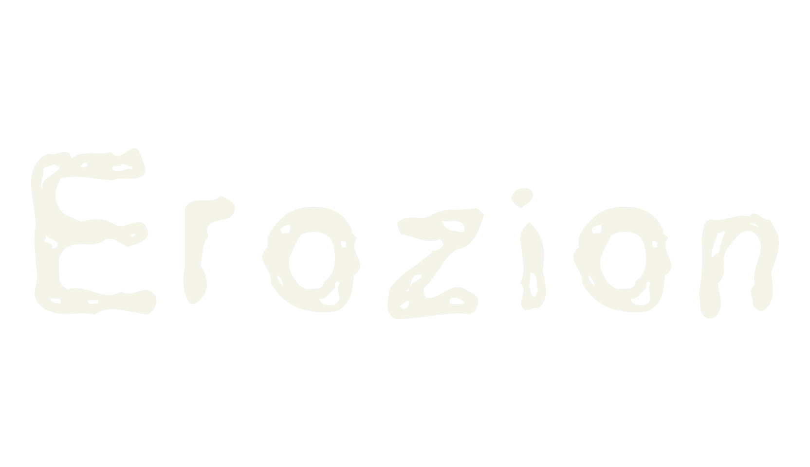 Erozion, display market font preview