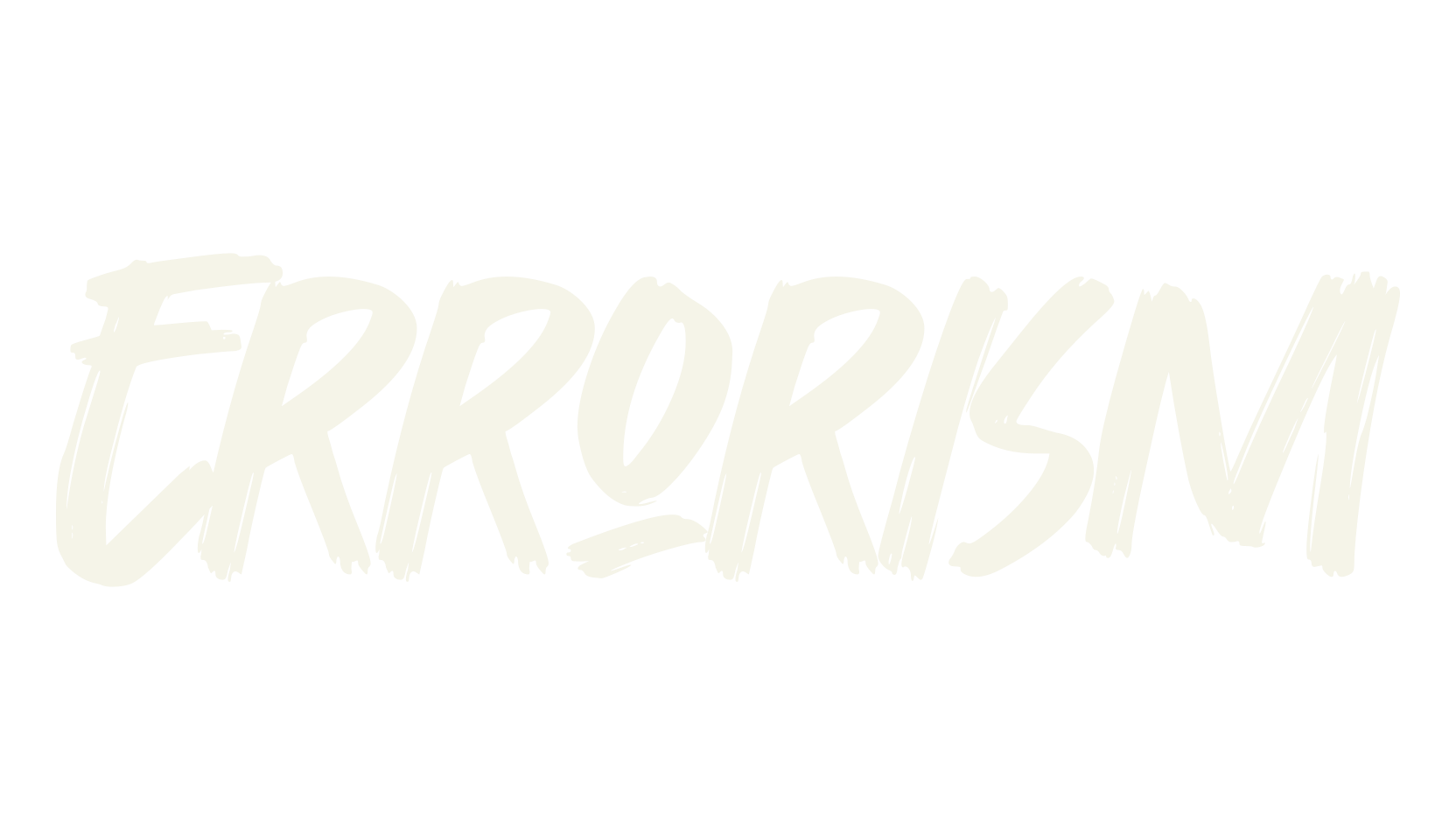 Errorism, instagram font preview