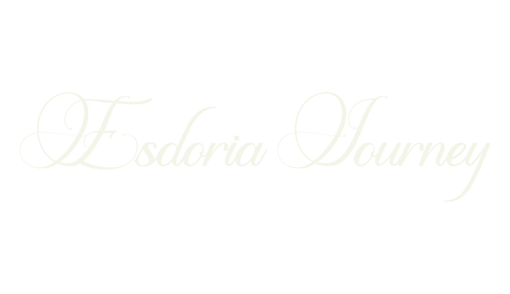 Esdoria Journey, lettering font preview