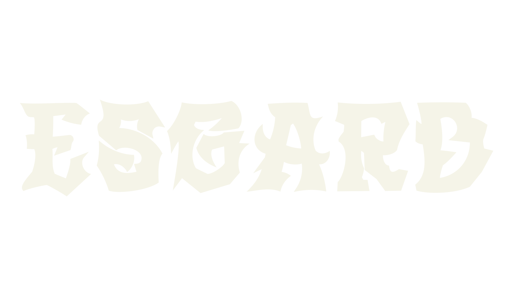 ESGARD, graffiti font preview