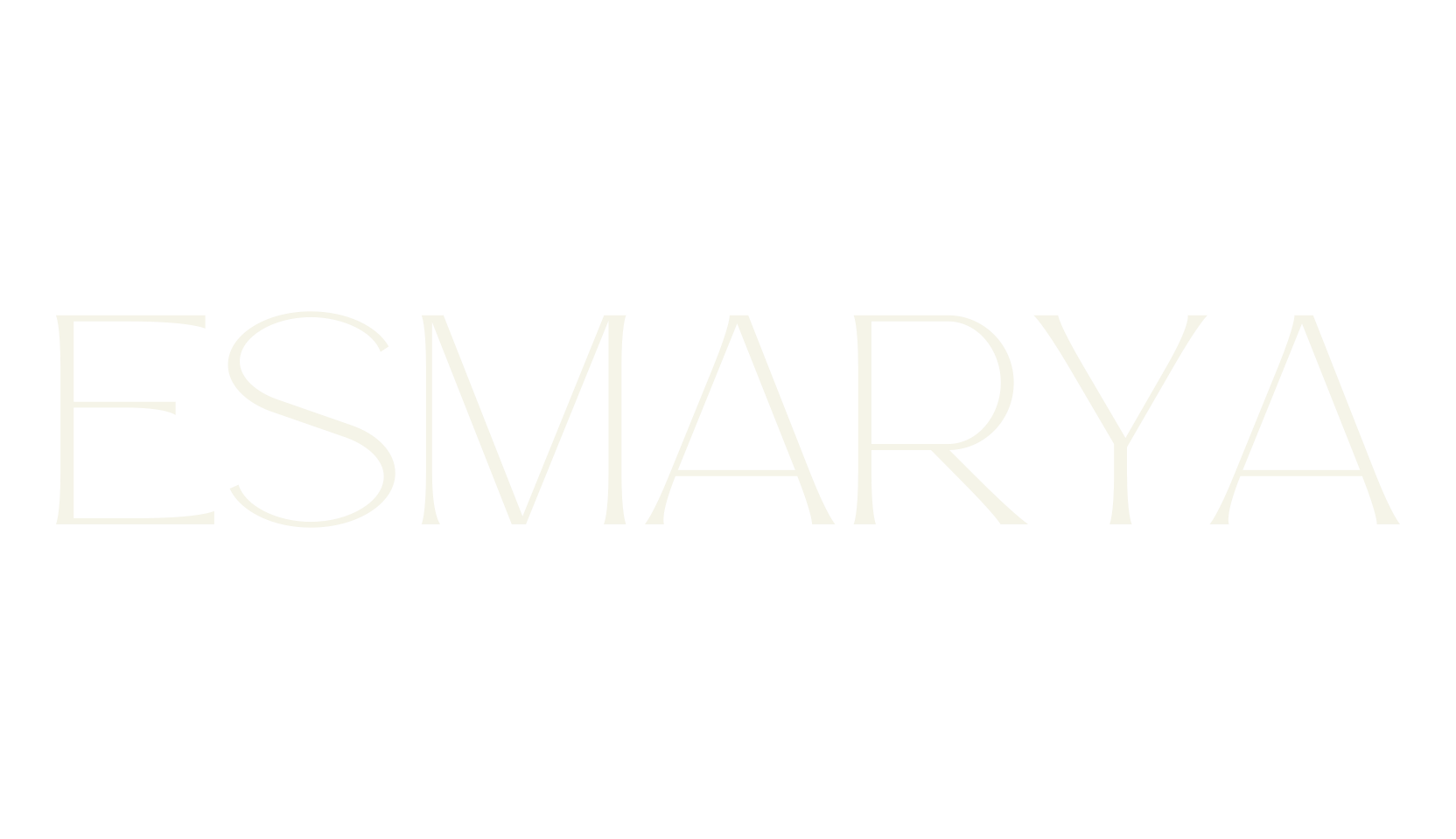 Esmarya, romantic font preview