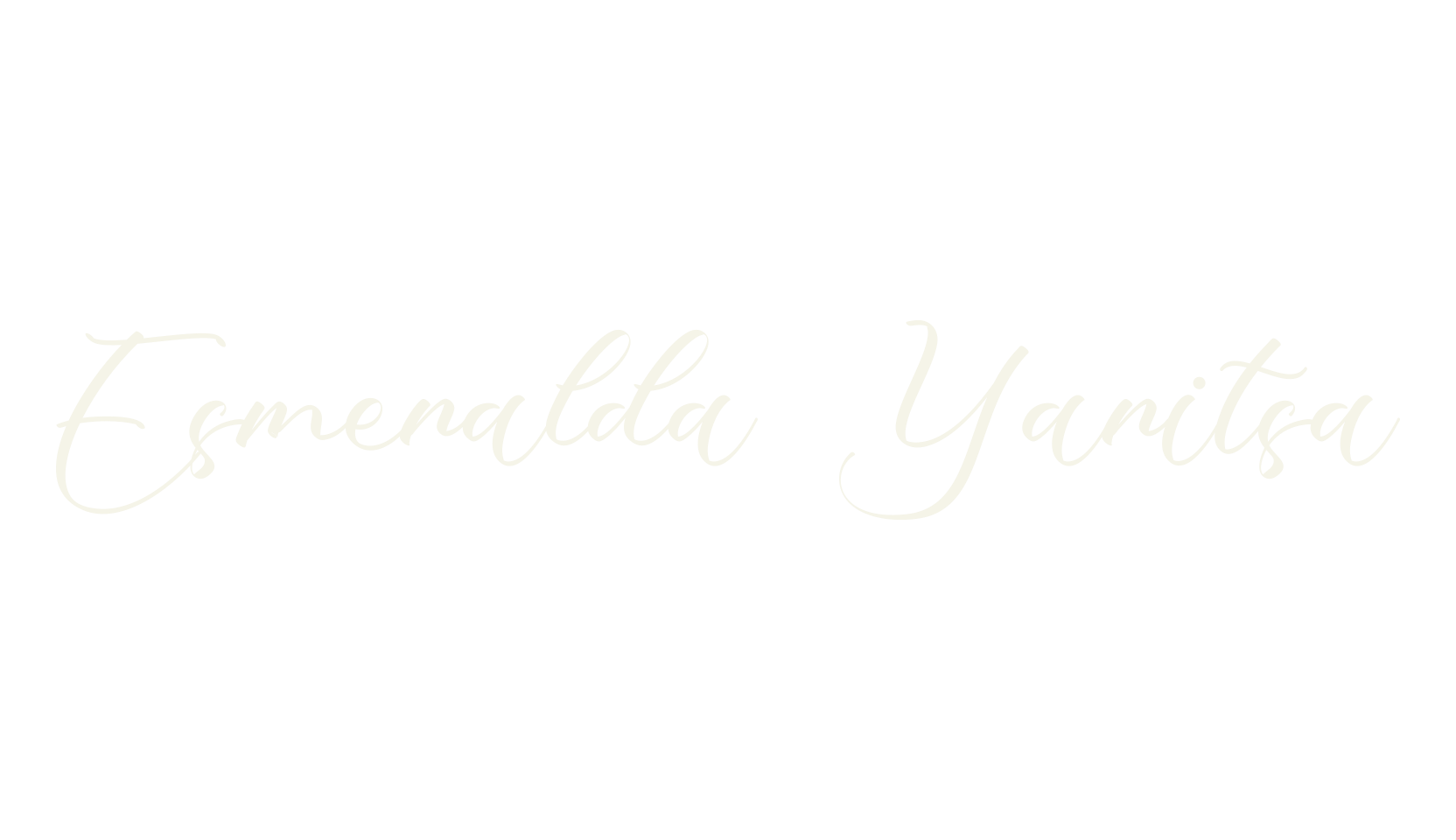 Esmeralda Yaritsa, calligraphy font preview