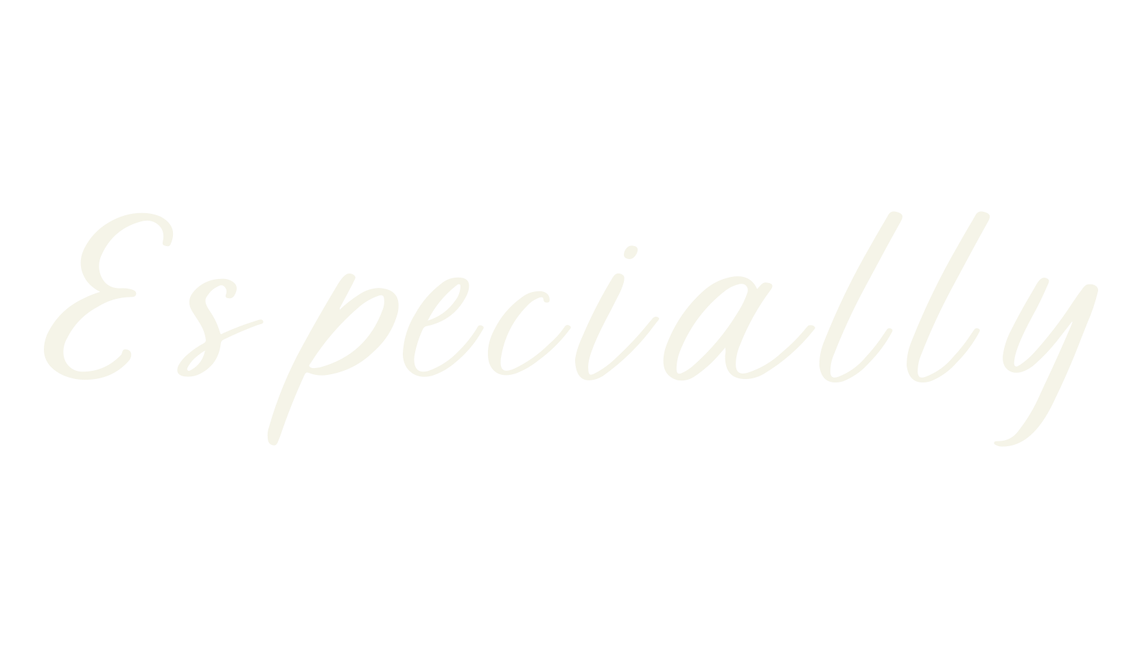 Especially, cursive font preview