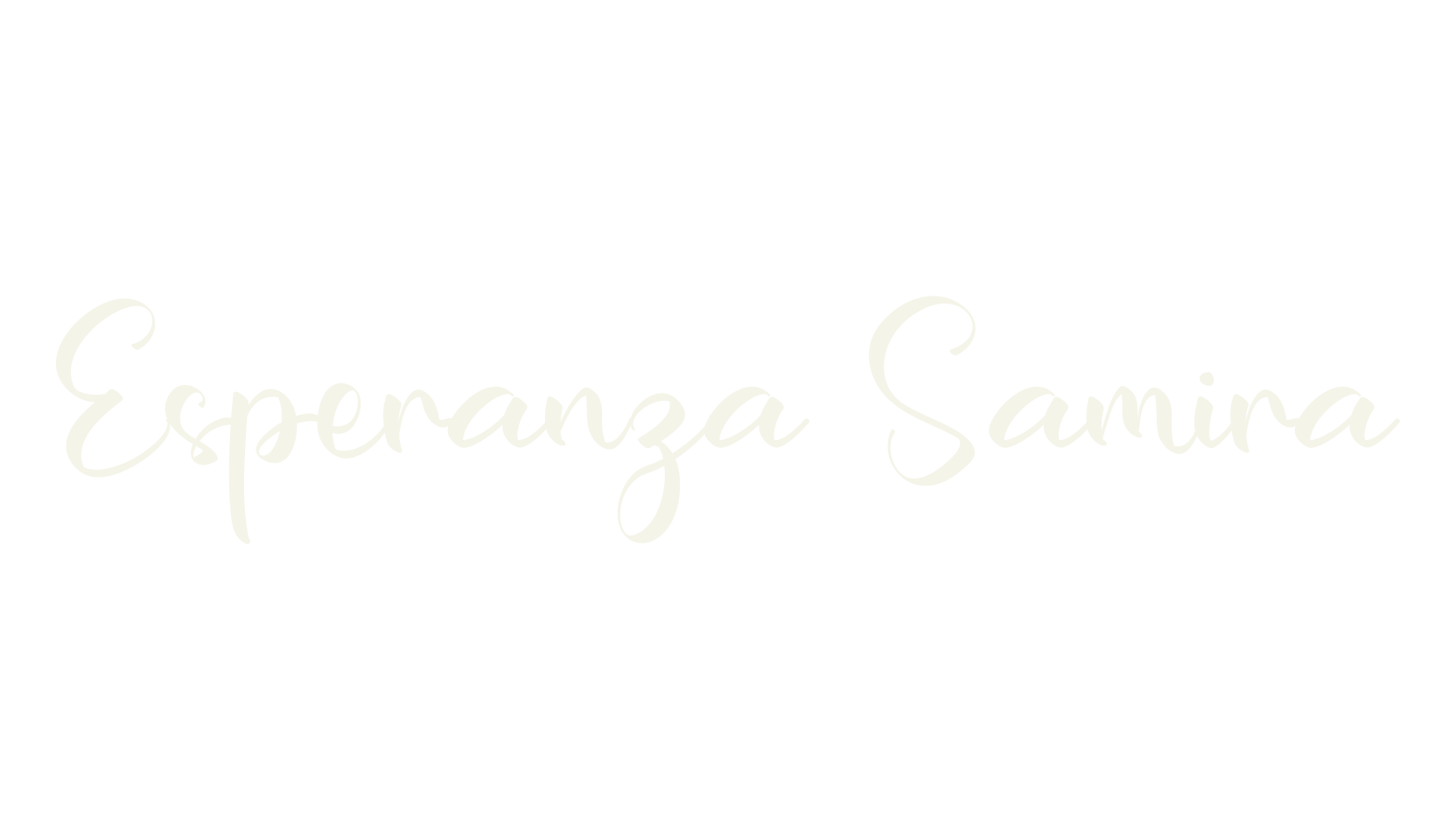 Esperanza Samira, calligraphy font preview