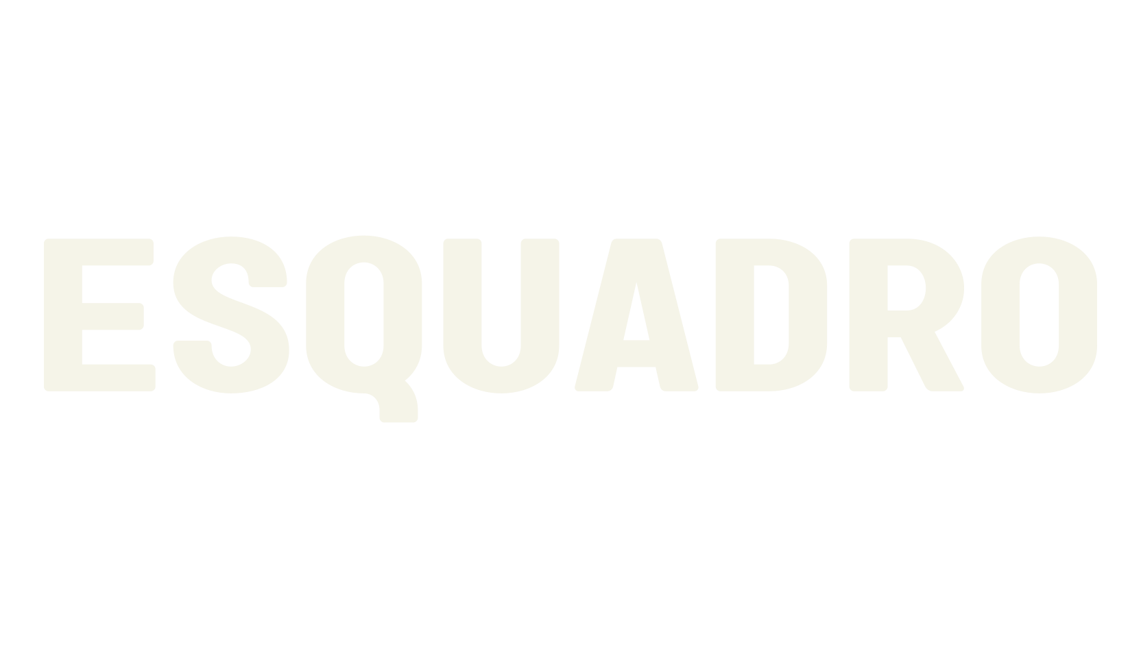 Esquadro, capital font preview