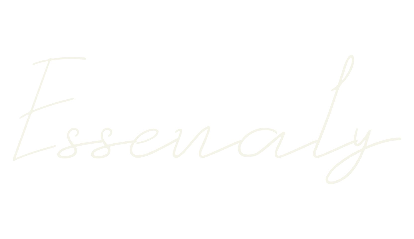 Essenaly, minimalist font preview