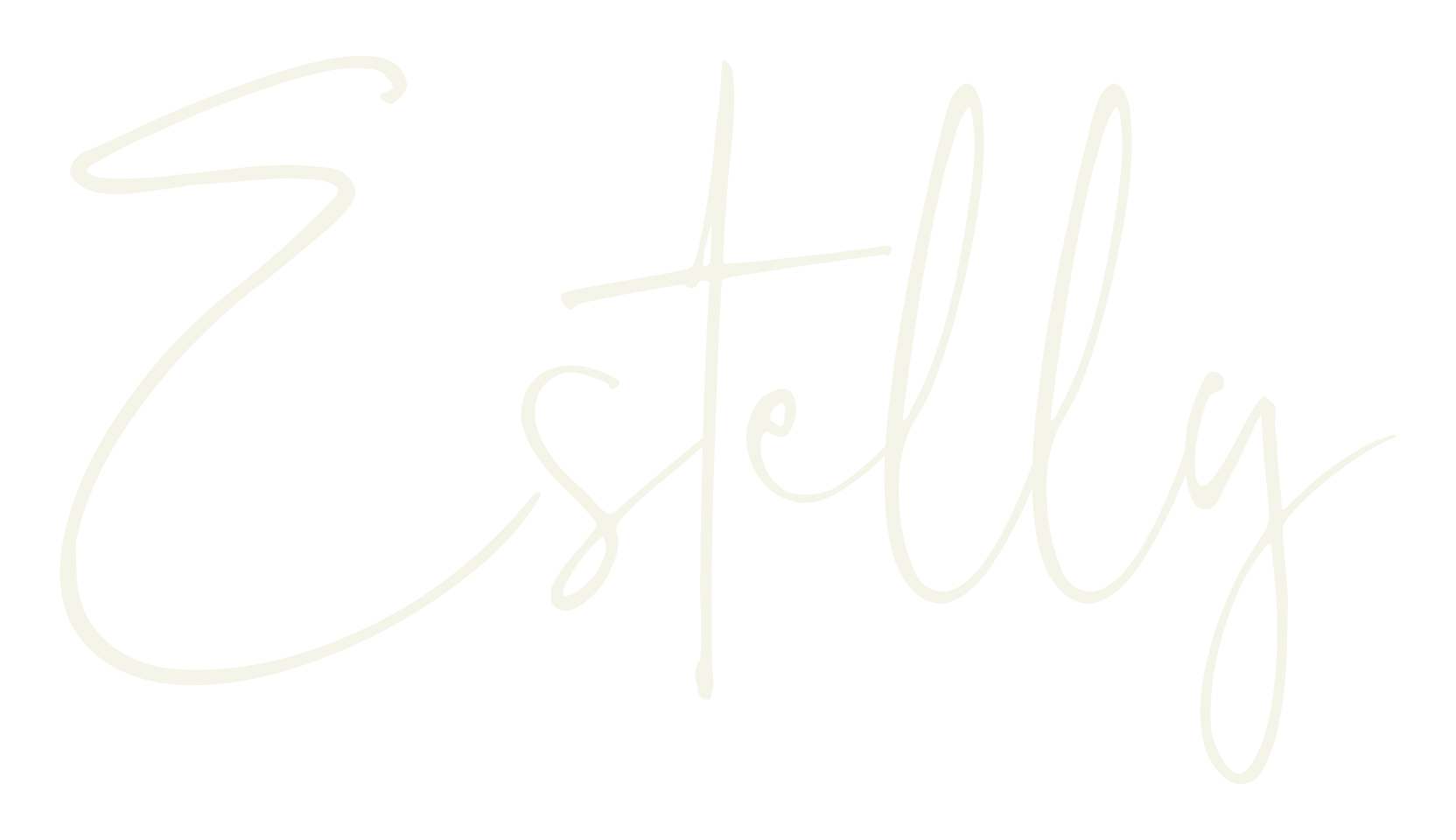 Estelly, fashion sign font preview