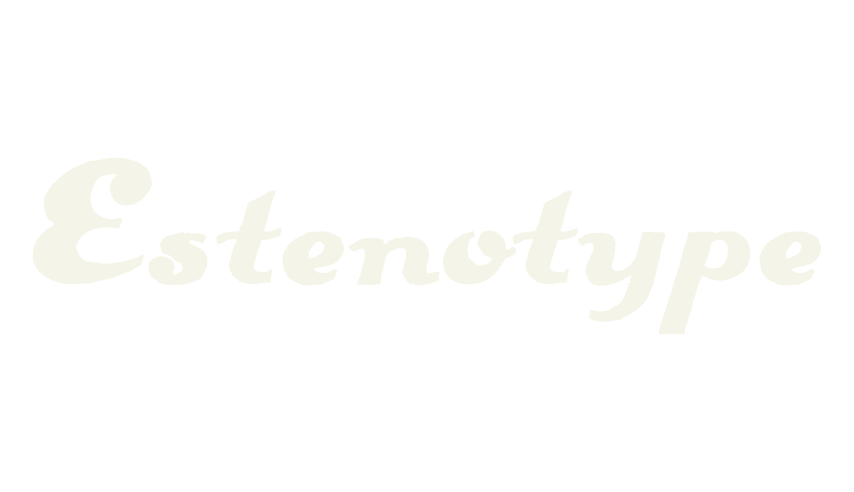 Estenotype, display market font preview
