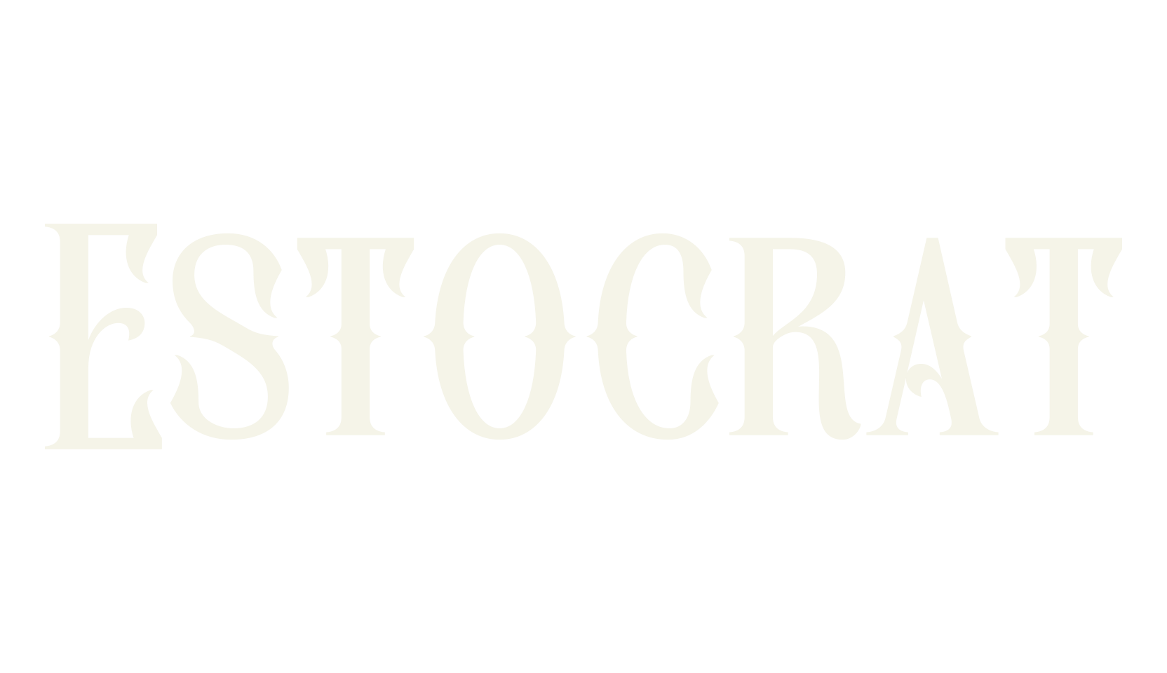 Estocrat, text font preview