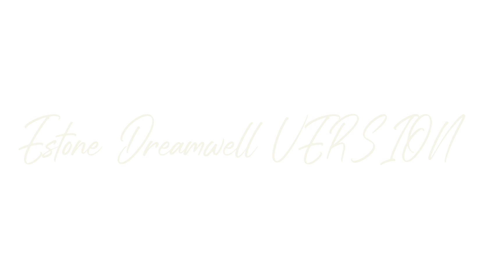 Estone Dreamwell VERSION, script font preview