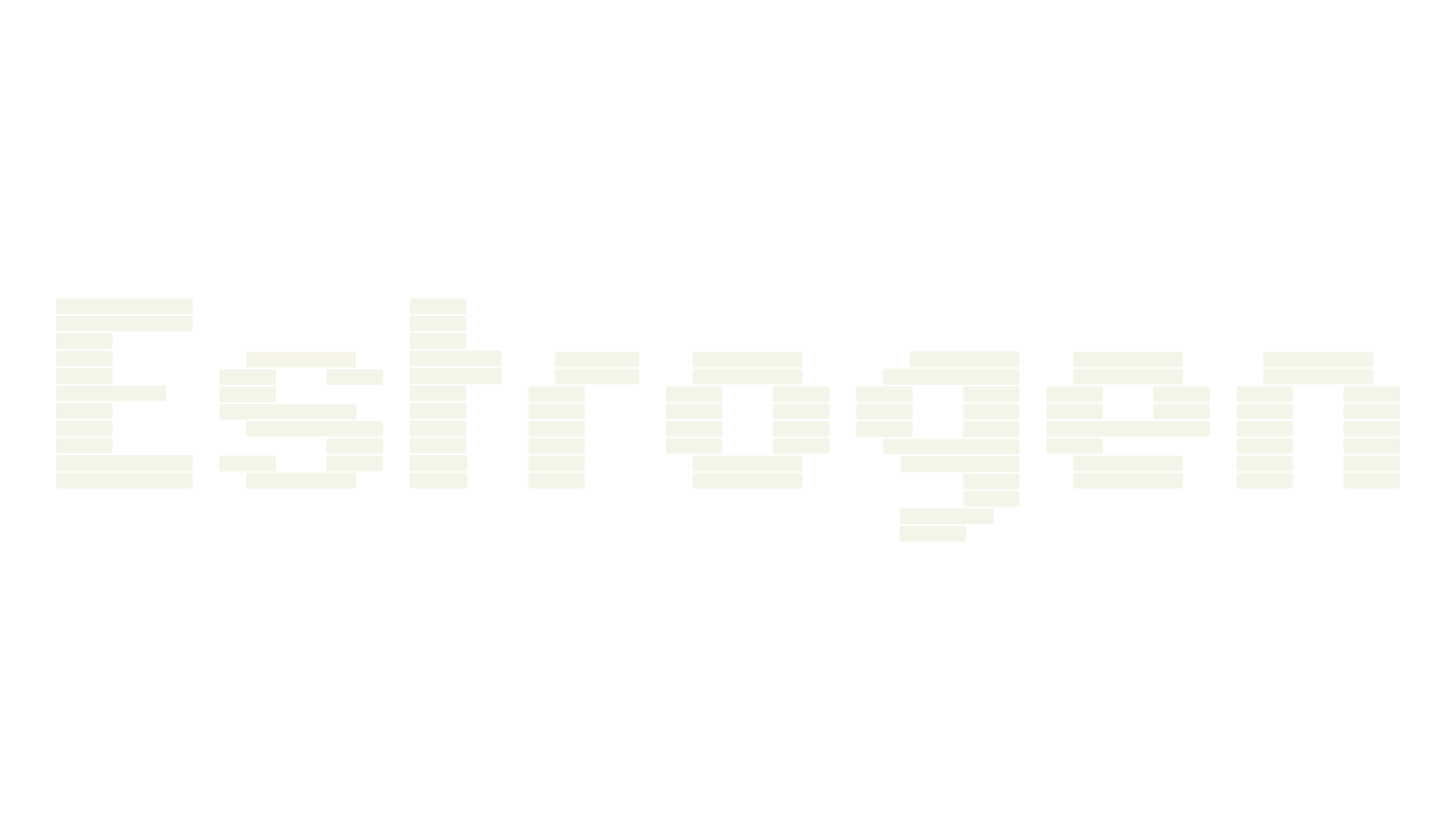 Estrogen, display market font preview