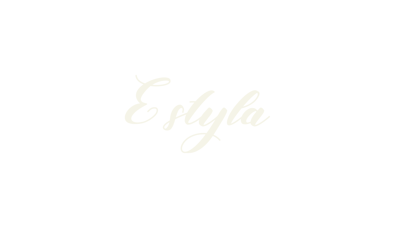 Estyla, cursive font preview