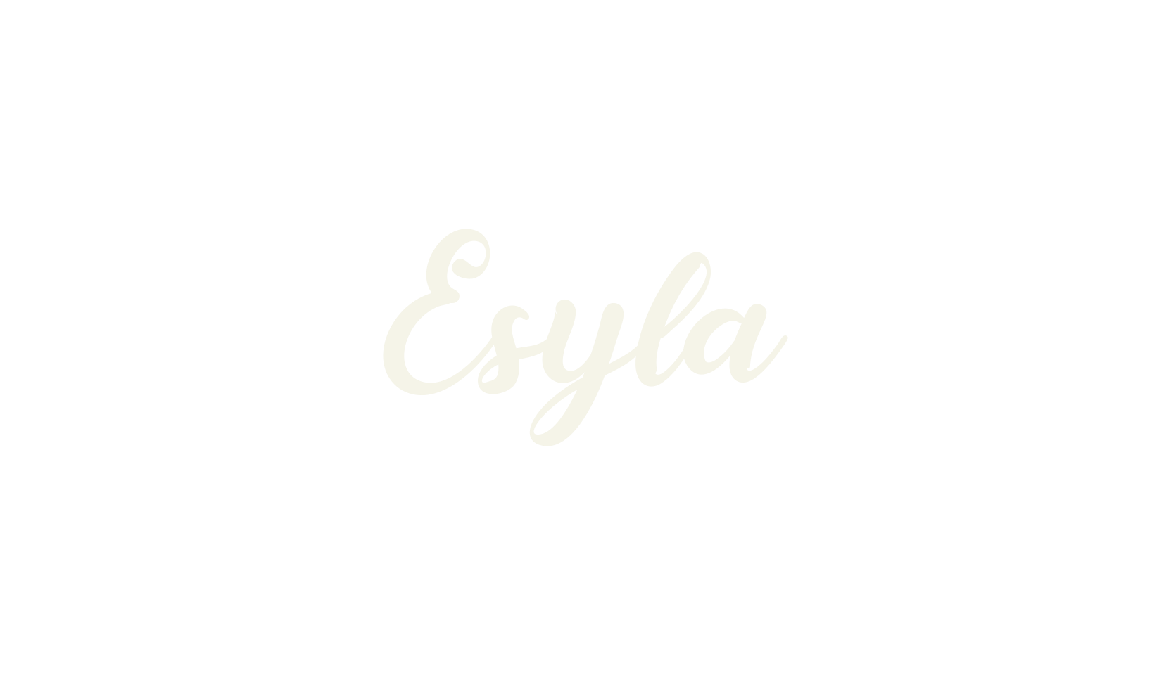 Esyla, script font preview