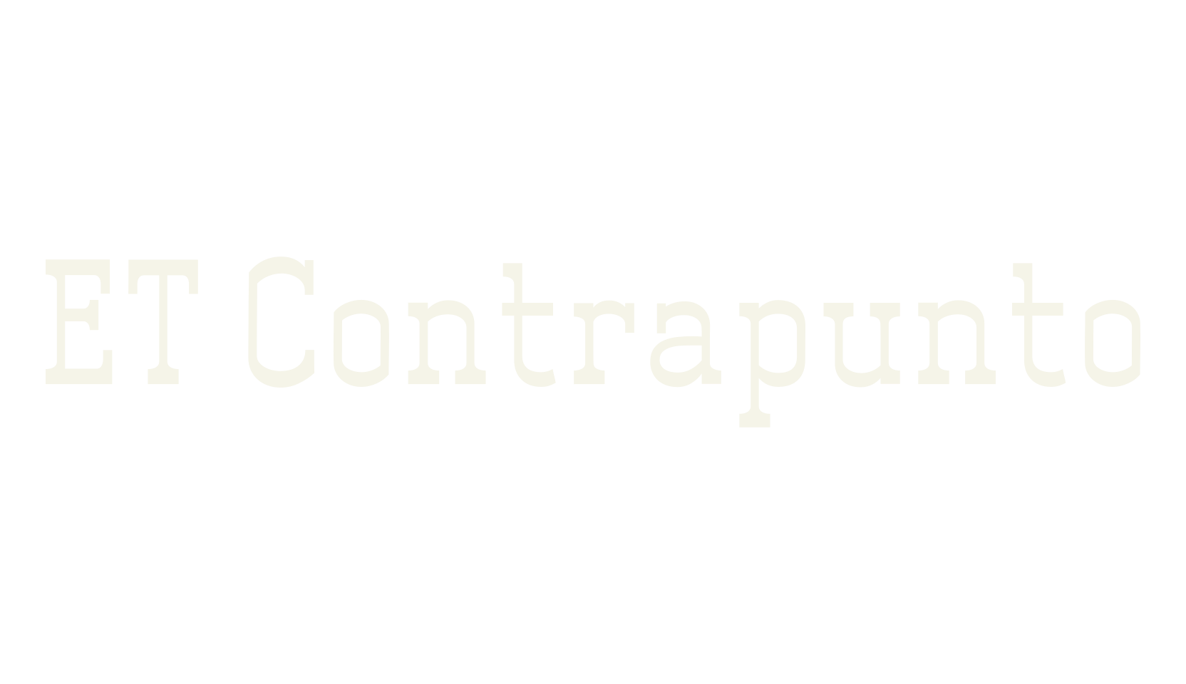 ET Contrapunto, wild west font preview