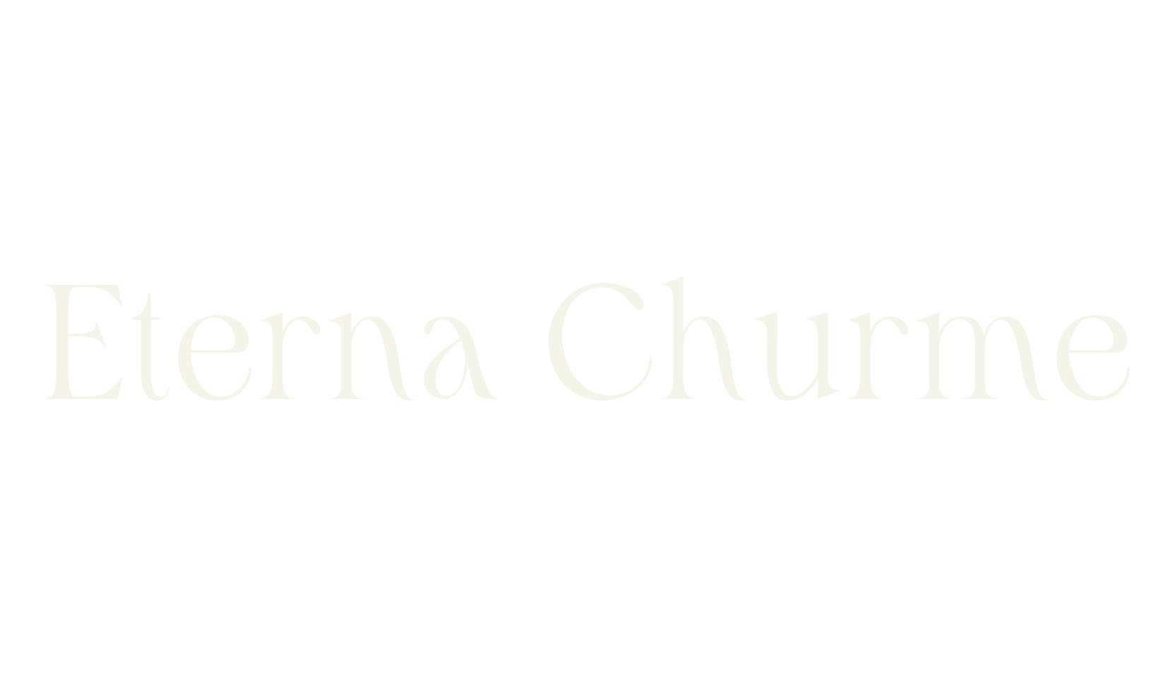 Eterna Churme, luxury font preview