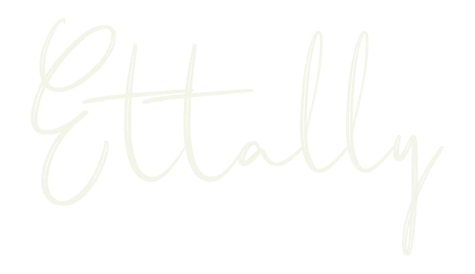 Ettally, fashion script font preview